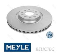 MEYLE 183 521 0008/PD Brake Disc Pair Fits Skoda Superb 3.6 FSI 4x4 3.6 V6 4x4