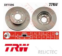 Front Brake Disc VW:TRANSPORTER IV T4,KOMBI 701615301D 701615301A