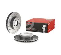 Front Brake Disc x2 295mm Fits Mercedes C Class Brembo 09A61351