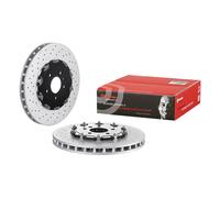 Front Brake Disc x2 355mm Fits Vauxhall Astra GTC Brembo 09B78113