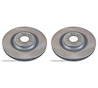 Front Brake Disc x2 Pcs BLUE PRINT Fits 51712-S0100