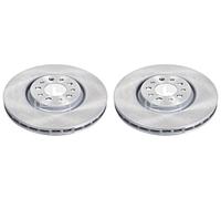 Front Brake Disc x2 Pcs FEBI Fits ALFA ROMEO JEEP 159 Brera Giulietta 51767384