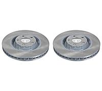 Front Brake Disc x2 Pcs FEBI Fits AUDI A4 Avant 8E 8H B6 B7 S4 8E0615301T