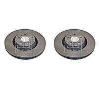 Front Brake Disc x2 Pcs FEBI Fits AUDI A5 Sportback A6 Avant A7 Q5 8W0615301P