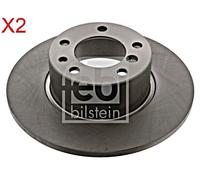 Front Brake Disc x2 Pcs FEBI Fits BMW E34 34111159898