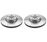 Front Brake Disc x2 Pcs FEBI Fits BMW E38 34111161372