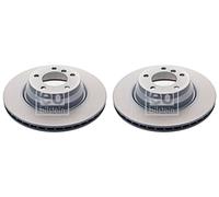 Front Brake Disc x2 Pcs FEBI Fits BMW X1 E81 E82 E84 E87 E88 E90 34116764645