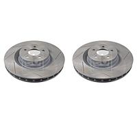 Front Brake Disc x2 Pcs FEBI Fits CHRYSLER 300 C 5290537AB
