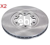 Front Brake Disc x2 Pcs FEBI Fits FORD MAZDA Ranger B-Serie UF UN 1497307