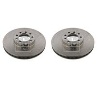Front Brake Disc x2 Pcs FEBI Fits IVECO Daily IV 2996122