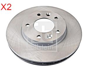 Front Brake Disc x2 Pcs FEBI Fits KIA Carnival I II 0K55B-33-251