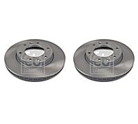 Front Brake Disc x2 Pcs FEBI Fits KIA Grand Carnival III 51712-4D000