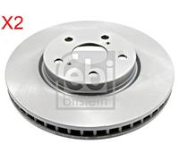 Front Brake Disc x2 Pcs FEBI Fits LEXUS Is C II III 43512-30310