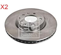 Front Brake Disc x2 Pcs FEBI Fits MAZDA Rx-8 F152-33-251