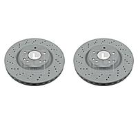Front Brake Disc x2 Pcs FEBI Fits MERCEDES A209 C209 CL203 R171 S203 2034211312