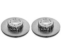 Front Brake Disc x2 Pcs FEBI Fits MERCEDES C140 W140 1404210912