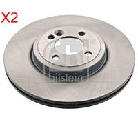 Front Brake Disc x2 Pcs FEBI Fits MINI R50 R53 R52 Cooper S JCW One 34116858652