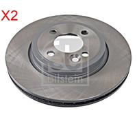 Front Brake Disc x2 Pcs FEBI Fits MINI R50 R53 R52 R56 Cooper D S 34111502891