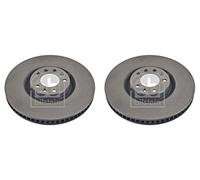 Front Brake Disc x2 Pcs FEBI Fits PEUGEOT 308 Cc II Sw 508 9804605780