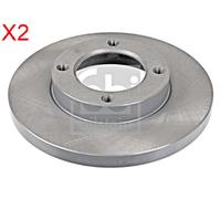 Front Brake Disc x2 Pcs FEBI Fits PIAGGIO DAIHATSU Porter Hijet 43512-87523