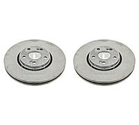 Front Brake Disc x2 Pcs FEBI Fits RENAULT Espace IV Laguna II 8200177023
