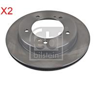 Front Brake Disc x2 Pcs FEBI Fits SUZUKI Jimny Vitara 55211-56B00