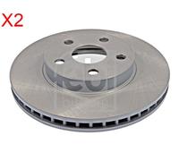 Front Brake Disc x2 Pcs FEBI Fits TOYOTA Celica 43512-20580