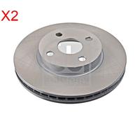 Front Brake Disc x2 Pcs FEBI Fits TOYOTA Corolla Verso 43512-13030