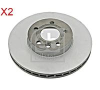 Front Brake Disc x2 Pcs FEBI Fits VW SEAT FORD Sharan Alhambra Galaxy 1141782