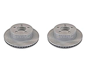 Front Brake Disc x2 Pcs SWAG Fits JEEP Cherokee Wrangler II 5016434AA