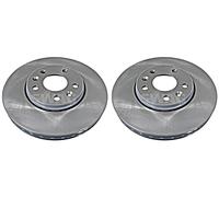 Front Brake Disc x2 Pcs SWAG Fits OPEL RENAULT NISSAN Vivaro B Box 4422285