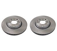 Front Brake Disc x2 Pcs SWAG Fits RENAULT Grand Scenic III Laguna 402066949R