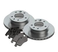 Front Brake Discs & Pads fits for [1995-2006] Volkswagen (VW) LT 28 32 35, Mercedes Sprinter Van and Minibus 208 209 210 211 212 213 214 215 216 218, 308 309 310 311 315 316 318 CBD67106V FCP1038