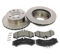 Front Brake Discs Pads Kit For MERCEDES-BENZ SPRINTER, VW LT 28-46