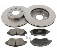 Front Brake Discs Pads Kit For VAUXHALL CORSA, CORSAVAN