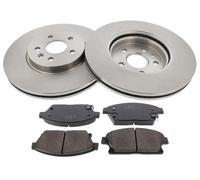 Front Brake Discs Pads Kit For VAUXHALL MOKKA, CHEVROLET TRAX