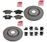 Front Brake Discs & Pads with Fitting Kit Fits Peugeot 208 I 12-19 Febi 16850