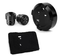 Front Brake Fluid Reservoir Cap Cover Motorcycle Front Brake Fluid Cover Oil Cup Master Cylinder Cover Cap Tire Valve Caps For Valico DS900X 900DSX DSX900 2024 2025