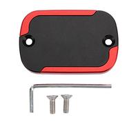 Front Brake Fluid Reservoir Cover Replacement for Cyclone RT3 DAELIM XQ250 250CC, CNC Aluminum Alloy Brake Reservoir Cap with Screws for Motorcycle Brake System