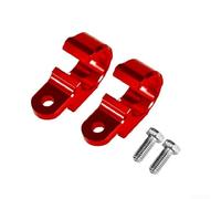 Front Brake Hose Bracket Clamp Made of Aluminum Alloy for Honda For CRF250L CRF250M Motorcycle Models Produced Between 2012 and 2015 (Red)