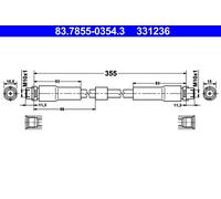 FRONT BRAKE HOSE FITS: AUDI A8 / S8 D3 4.2 QUATTRO/3.7 QUATTRO/4.0 TDI QUATTR