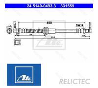 NEW BRAKE HOSE PIPE LINE FOR MERCEDES BENZ GLK CLASS X204 OM 651 916 M 272 948