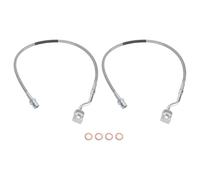Front Brake Lines Kit Premium Metal Construction Enhanced Braking Performance for 1500 2500 3500 HD Vehicles 2PCS Set Fits 5 7.5in Lift Kits