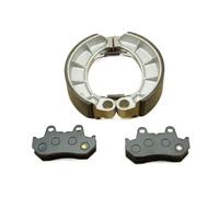 Front Brake Pad And Rear Brake Shoe Kit Compatible With VF750C VF 750C V45 1982 1983(Front and Rear)
