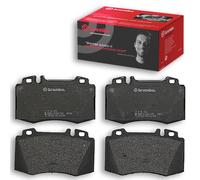 P50053 Front Brake Pad Set 4x Pads Prepared For Wear Indicator Braking By Brembo