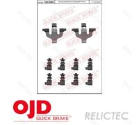 ACCESSORY KIT DISC BRAKE PAD 109-0066 FOR AUDI A4/B9/Allroad Q7/Van A5 Q5 A7 Q7