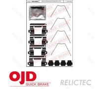 BRAKE PAD FITTING KIT 109-0065 QUICK BRAKE for HYUNDAI KIA