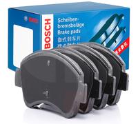 Front Brake Pad Kit FORD FIESTA COURIER BOSCH 1.6 1.8 37 96 kW Low-Metallic