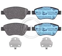 Front Brake Pad Set A.B.S. 37817 for Fiat 500/Panda (04-21)