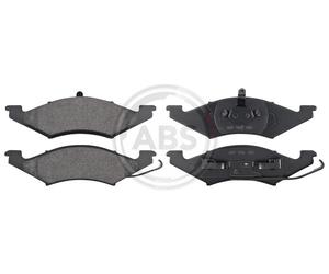 Front Brake Pad Set A.B.S. 38257 for MERCURY/Ford (USA) Topaz/Tempo (84-94)
